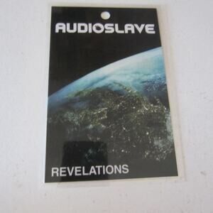 Audioslave Revelations Promo Tag Double-Sided 2006 Album Release Collectible